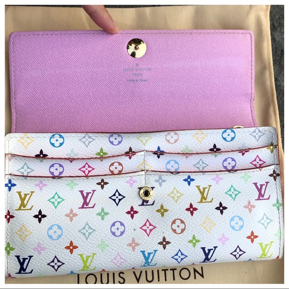 🚫SOLD LV Sarah Multicolor Wallet •W/DUSTBAG & BOX - Picture 11 of 16